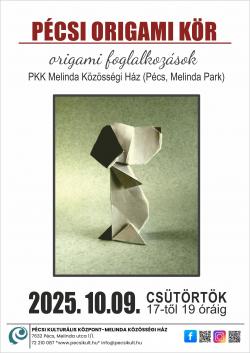 Origami foglalkozás - Pécs 2025.10.09. 