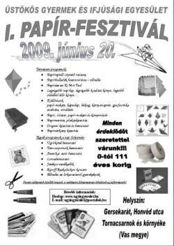 Papírfesztivál Gersekaráton 2009