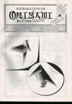 Szórakaténusz Origami Kör 1992/2 magazinja