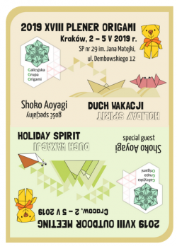 Origami Találkozó Lengyelországban 2019