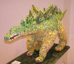 Csak egy kis hajtogatás? Évekig készült a hatalmas origami mű Hódmezővásárhelyen.