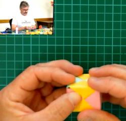 Online origami oktatás - Sonobe modul