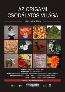 Az origami csodálatos világa vándorkiállítás Debrecenben