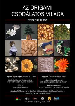 Az origami csodálatos világa vándorkiállítás Tapolcán