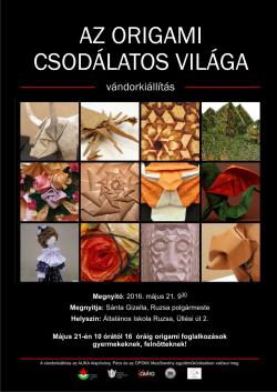 Az origami csodálatos világa vándorkiállítás - Ruzsa