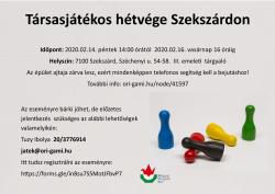 Társasjátékos hétvége Szekszárdon