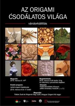 Az origami csodálatos világa vándorkiállítás Orosháza