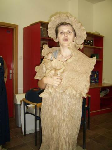 Kovács Györgyi mint kezdő manöken