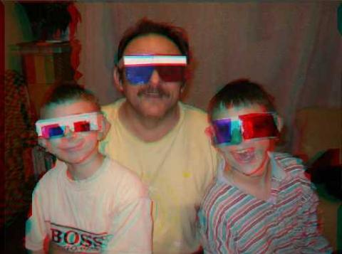 Györfi-Deák György Géza és Gergő fiával