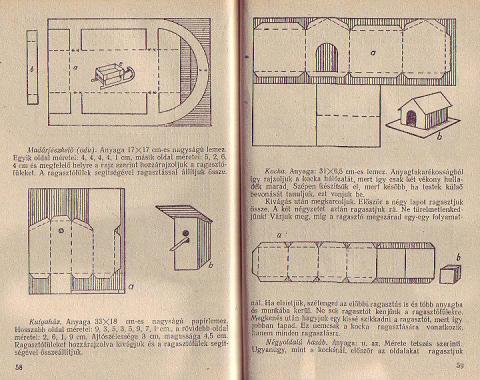 Papírmunkák című kiadvány belseje