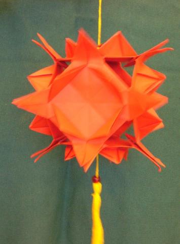 Pályamunkák a gyerekekkel: Kusudama