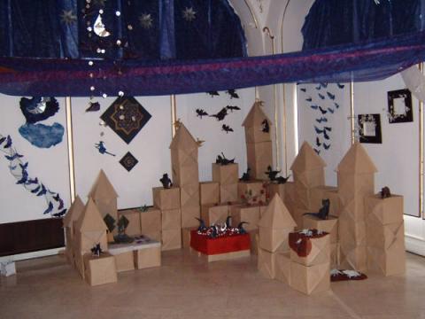 Origami Éjszakák kiállítás részlete