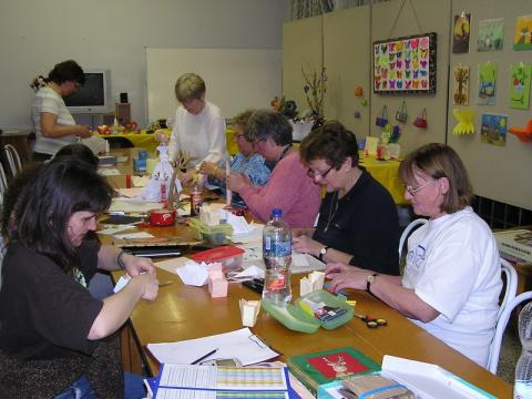 Életképek a 2009-es tavaszi origami találkozóról