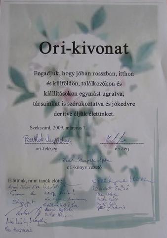 Ori-kivonat - a dokumentum