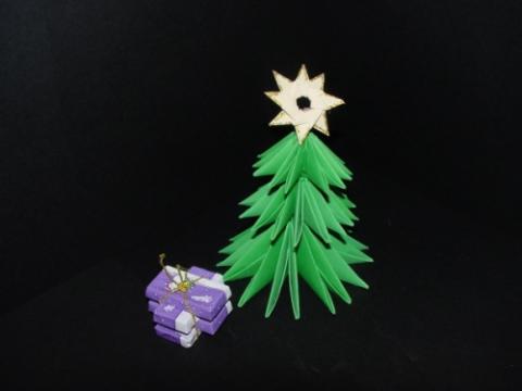 Kis fenyő 1000 papír teshnikával