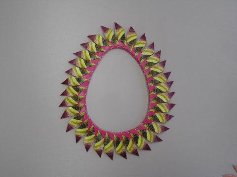 Tojás teatasak díszítéssal