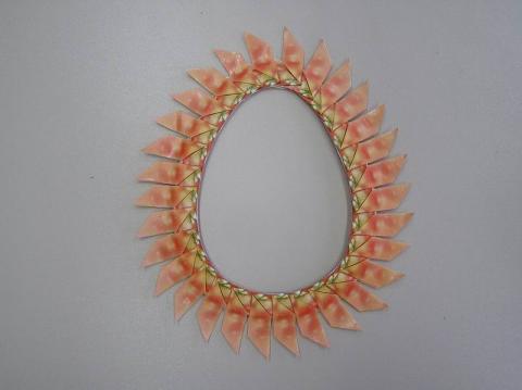 Tojás teatasak díszítéssal