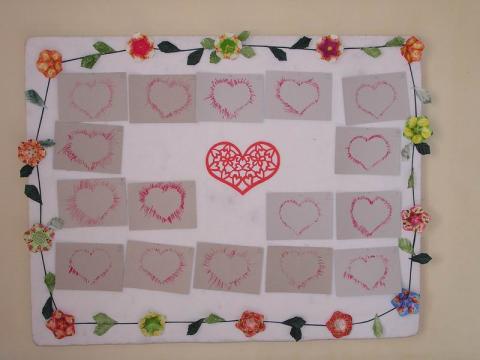 Dekoráció faliújságra