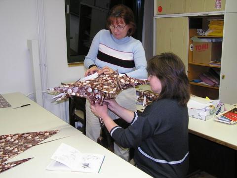 Munka a Szekszárdi Origami Baráti Körben