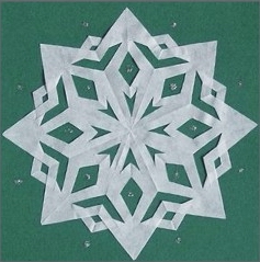 Kivágós-bevágós csillag