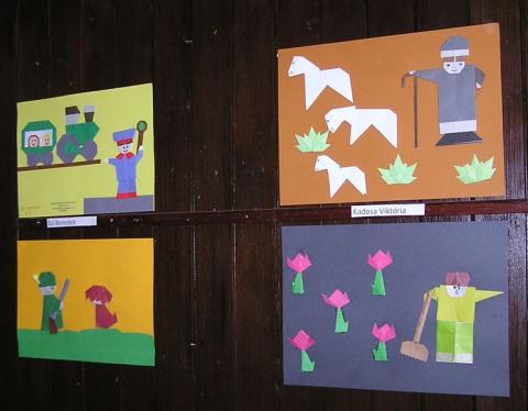 Origami verseny díjazottjai 1-2. évfolyam - Szekszárd 2010